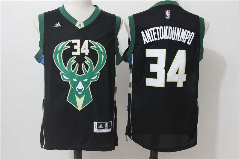 Milwaukee Bucks #34 Giannis Antetokounmpo Revolution 30 Swingman Black Stitched Jersey,We sell and wholesale Milwaukee Bucks #34 Giannis Antetokounmpo Revolution 30 Swingman Black Stitched Jersey on line form chian!